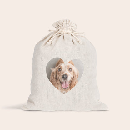 Personalized drawstring gift bag, another example
