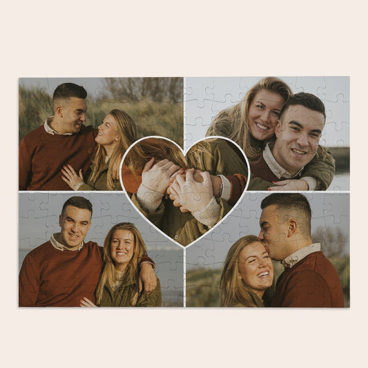 Personalized 120-piece photo jigsaw puzzle gift by Giftaty, main product view