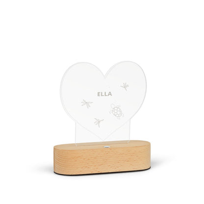 Heart name light gift by Giftaty, additional example