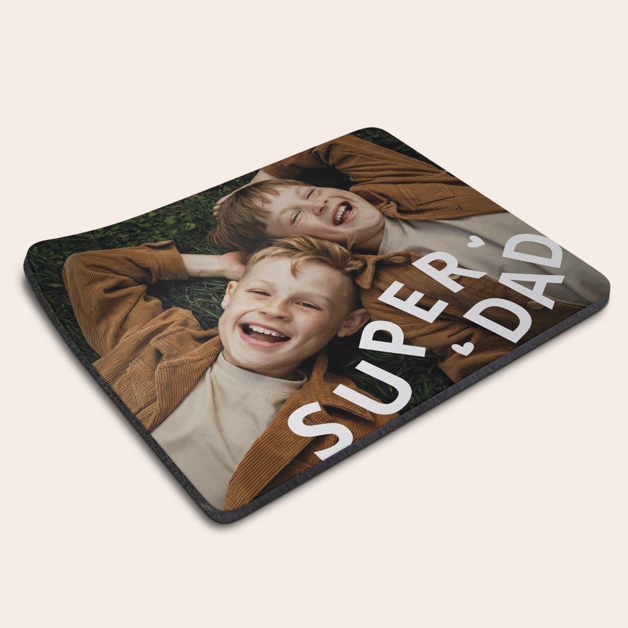 Personalized photo mouse pad gift by Giftaty with a custom picture
