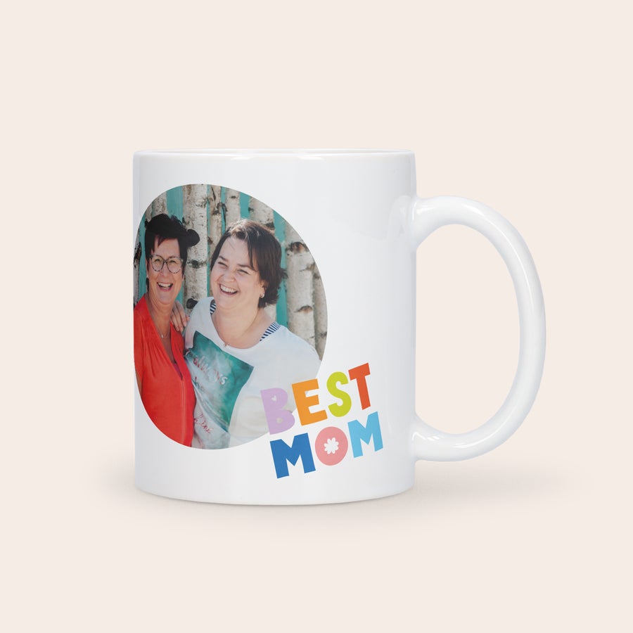 Personalized Mother's Day photo mug gift by Giftaty, main product view