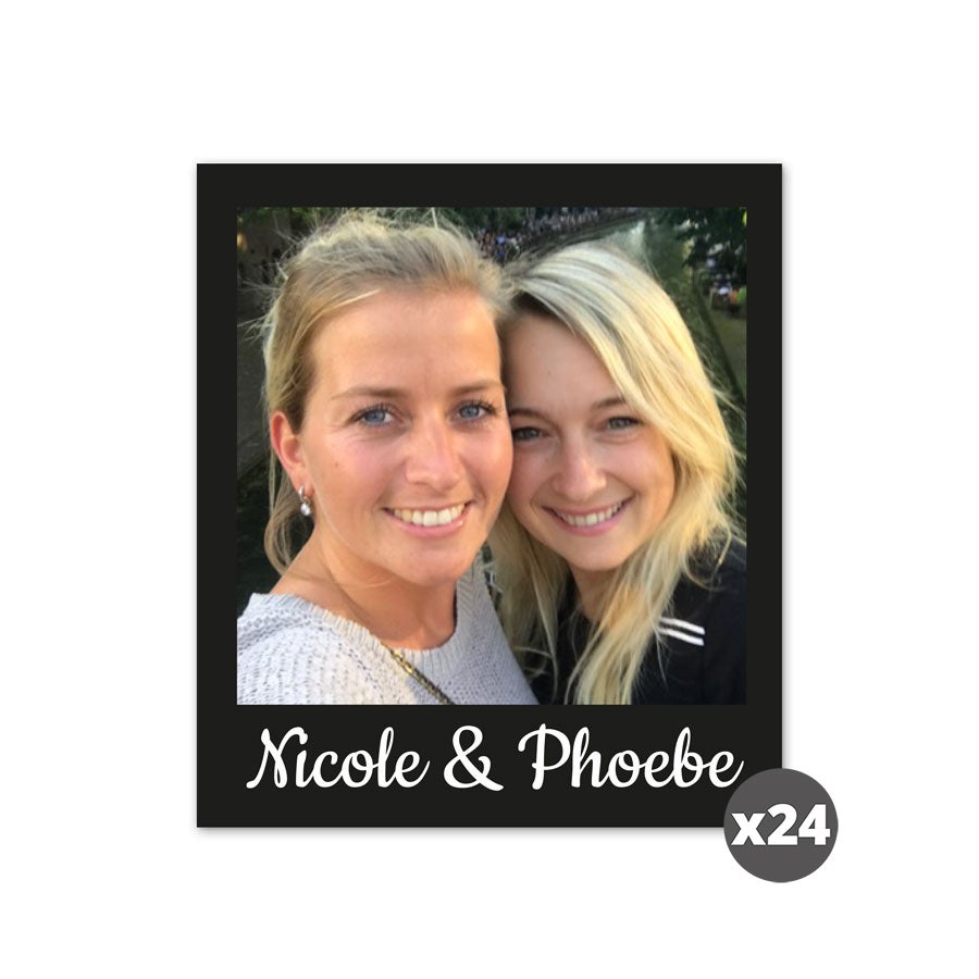 Retro photo prints and gift box, example design