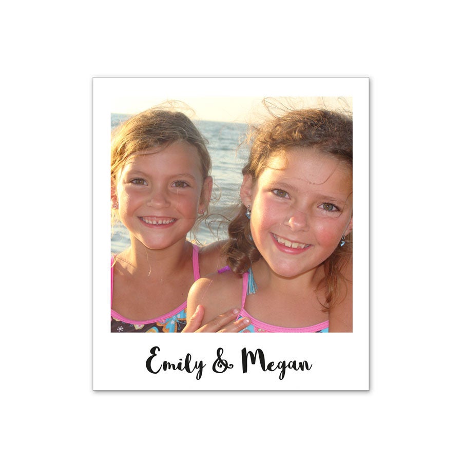 Custom retro photo prints as a keepsake gift