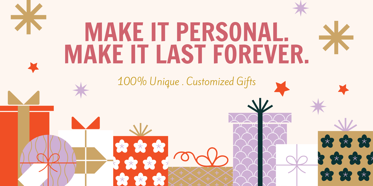 Personalized gifts from Giftaty – unique customized gifts made just for them