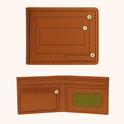 Giftaty 2 Items Personalized Gift Box – Bracelet, Wallet